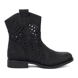 Seastar Openwork black boots