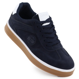 Men's sports shoes navy blue big star ss174021