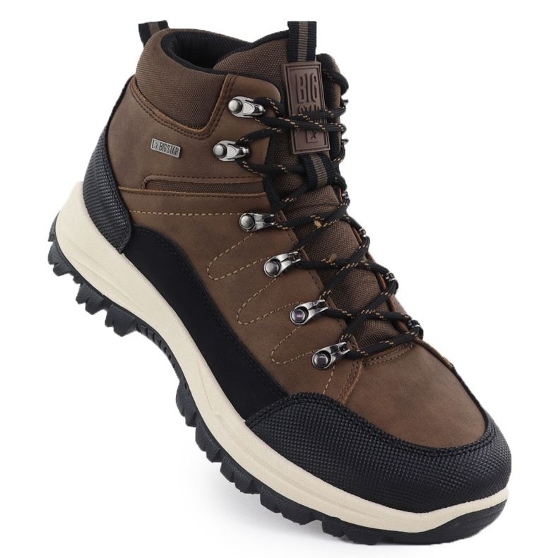Men's boots not insulated brown big star ss174049