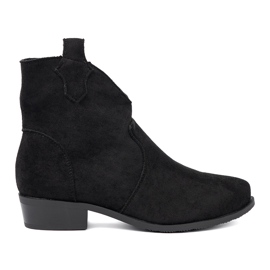 Seastar Black boots suede cowboy boots