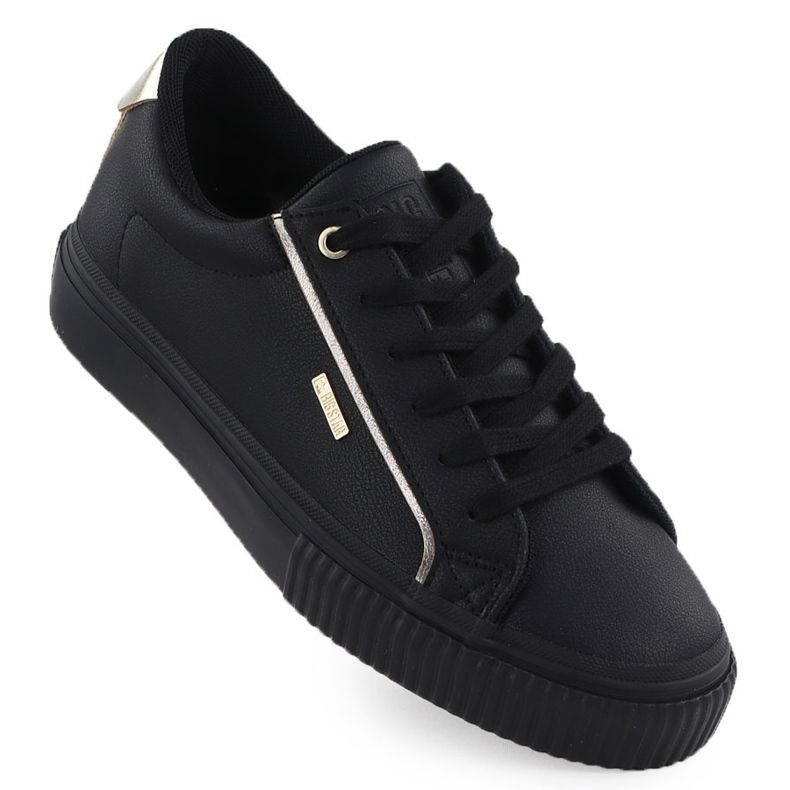 Women's sneakers with eco -leather black big star ss274025 Women's sneakers with eco -leather black big star ss274025