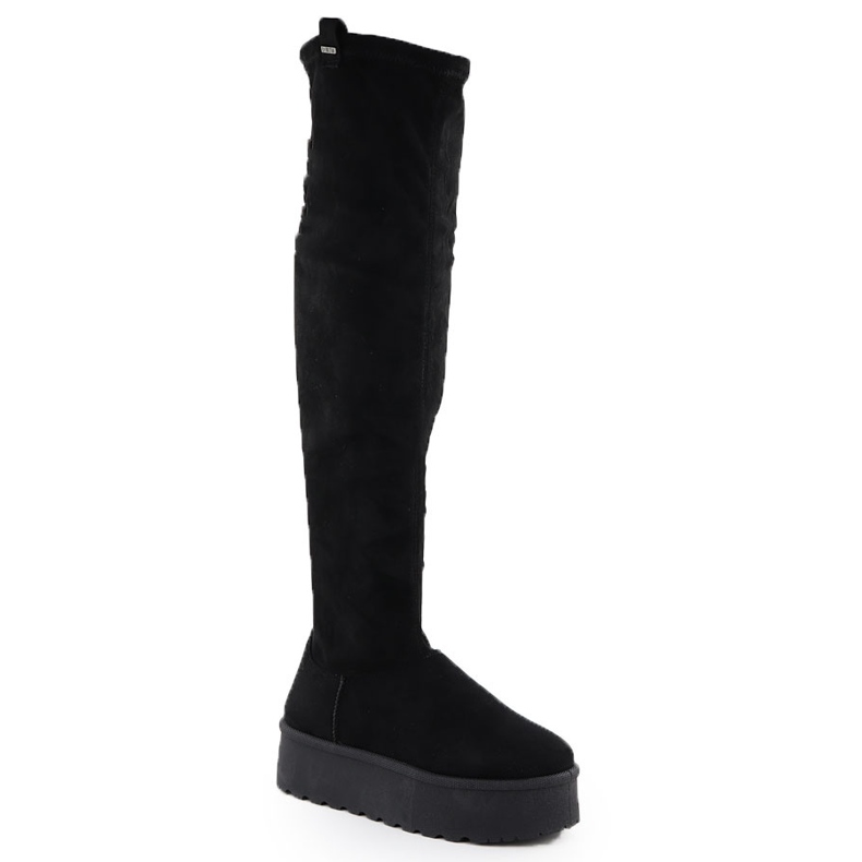 Women's boots on the Platform Black Big Star SS274264