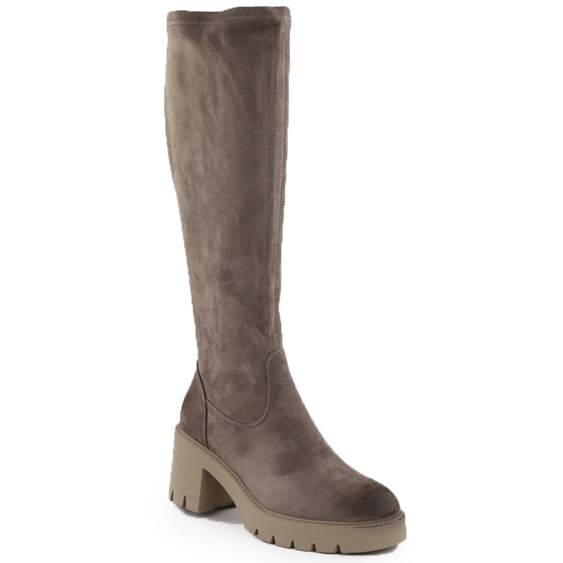Women's boots insulated beige Vinceza 58332
