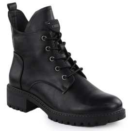 Women's boots insulated black vinceza 58609