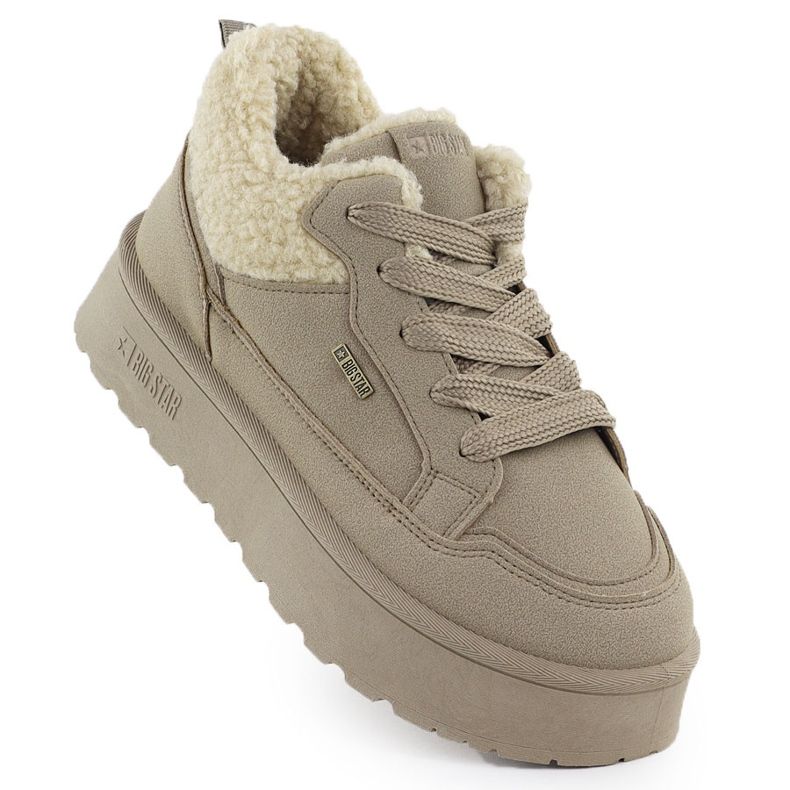 Women's insulated Sneakers with a sheepskin coat Big Star SS274105 Women's insulated Sneakers with a sheepskin coat Big Star SS274105