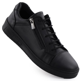 Women's leather shoes black T.Sokolski J24-20