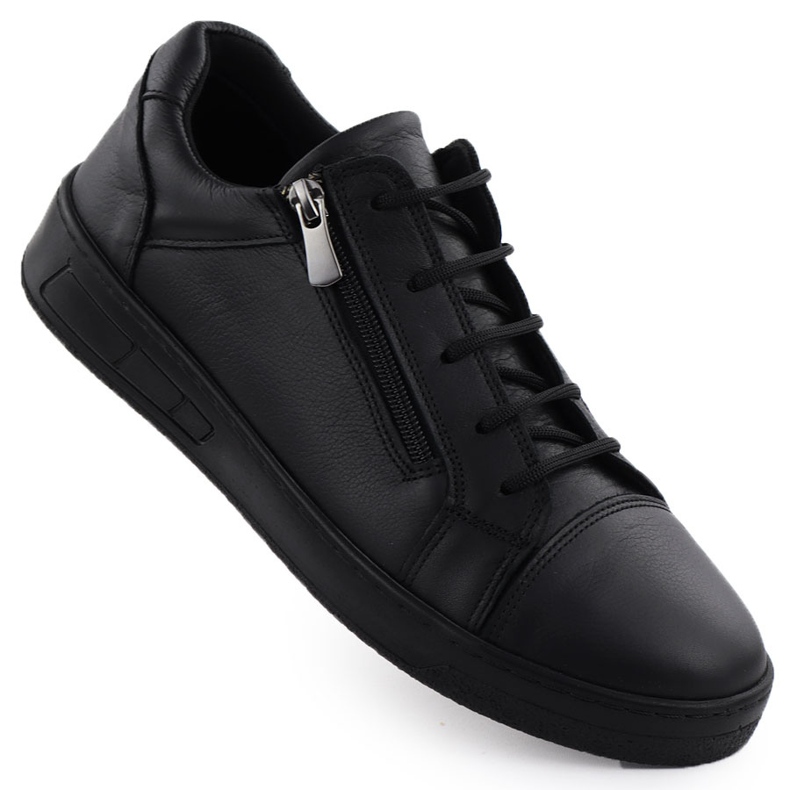 Women's leather shoes black T.Sokolski J24-20