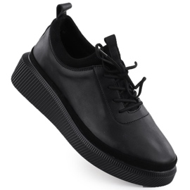 T.Sokolski Leather women's leather shoes black T.Sokolski Leather women's leather shoes black