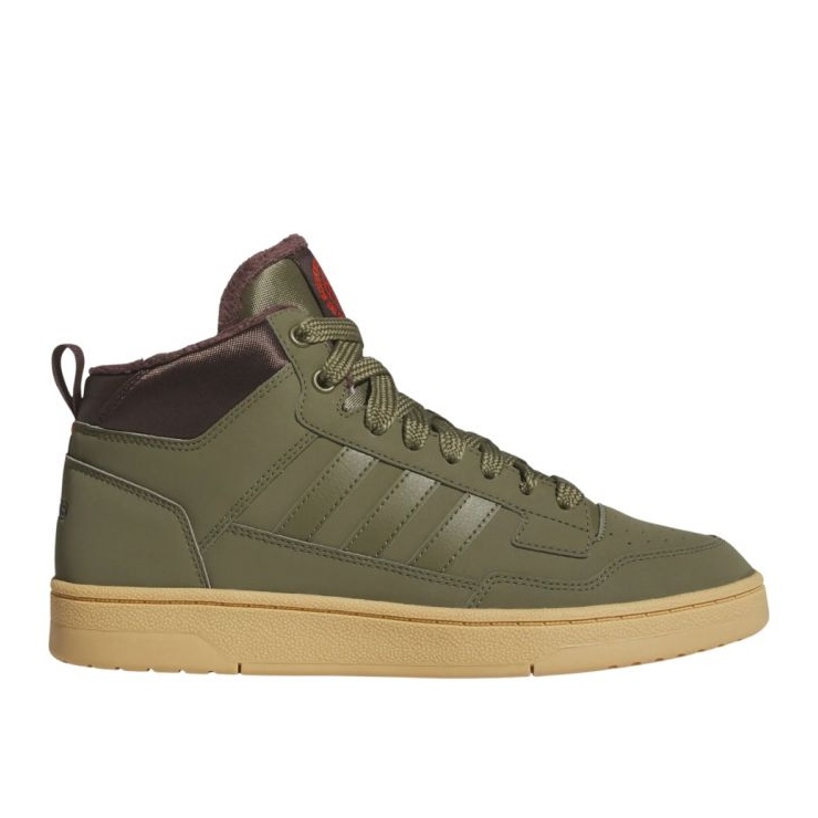 Adidas Rapid Court Mid Winterized M JR0184 shoes green Adidas Rapid Court Mid Winterized M JR0184 shoes green