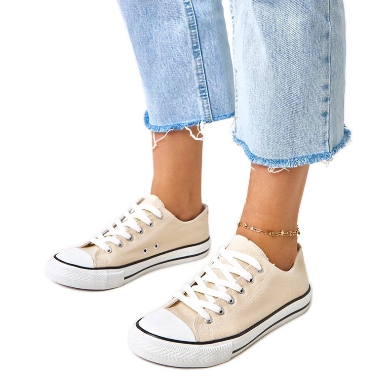 Beige classic women's zurhat sneakers