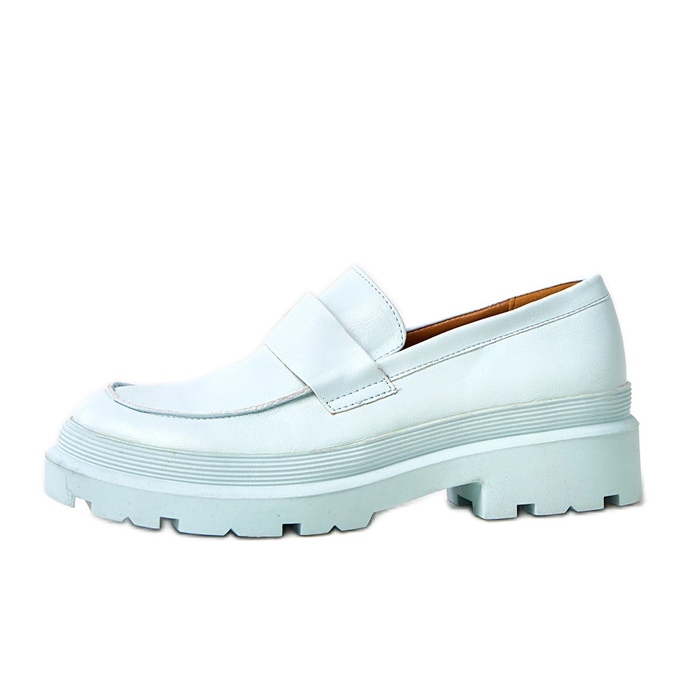 Blue Moccasins made of eco -leather Seraphin Blue Moccasins made of eco -leather Seraphin