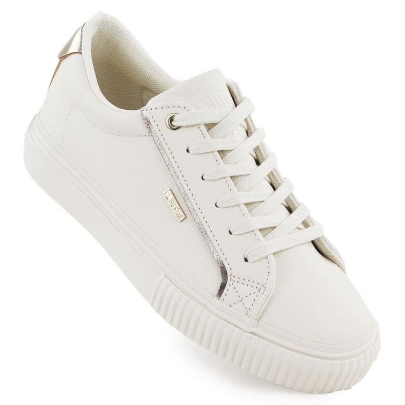 Big Star eco -leather sneakers in SS274027 INT2164B white
