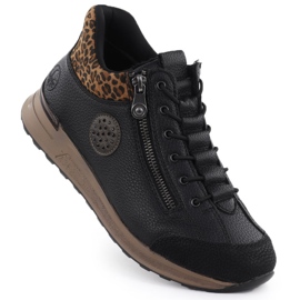Women's boots insulated with black Rieker N1457-00
