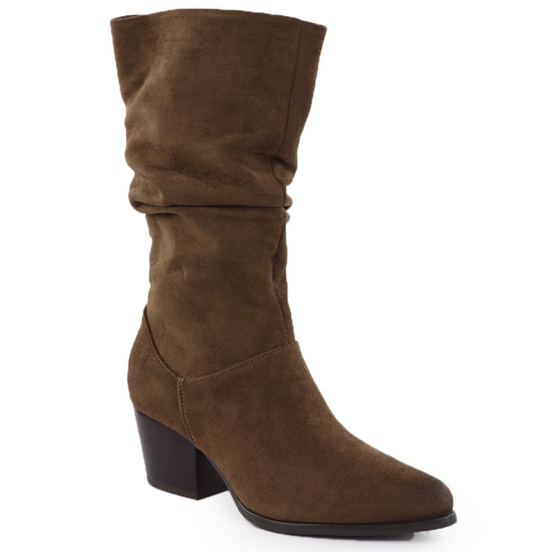 Brown suede boots Vinceza 26-58597 Brown suede boots Vinceza 26-58597