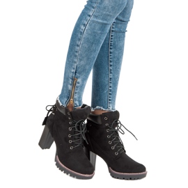 Sergio Todzi Workers Boot On A Post black Sergio Todzi Workers Boot On A Post black