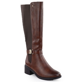 Women's brown boots Evento 25kZ02-9430 Women's brown boots Evento 25kZ02-9430