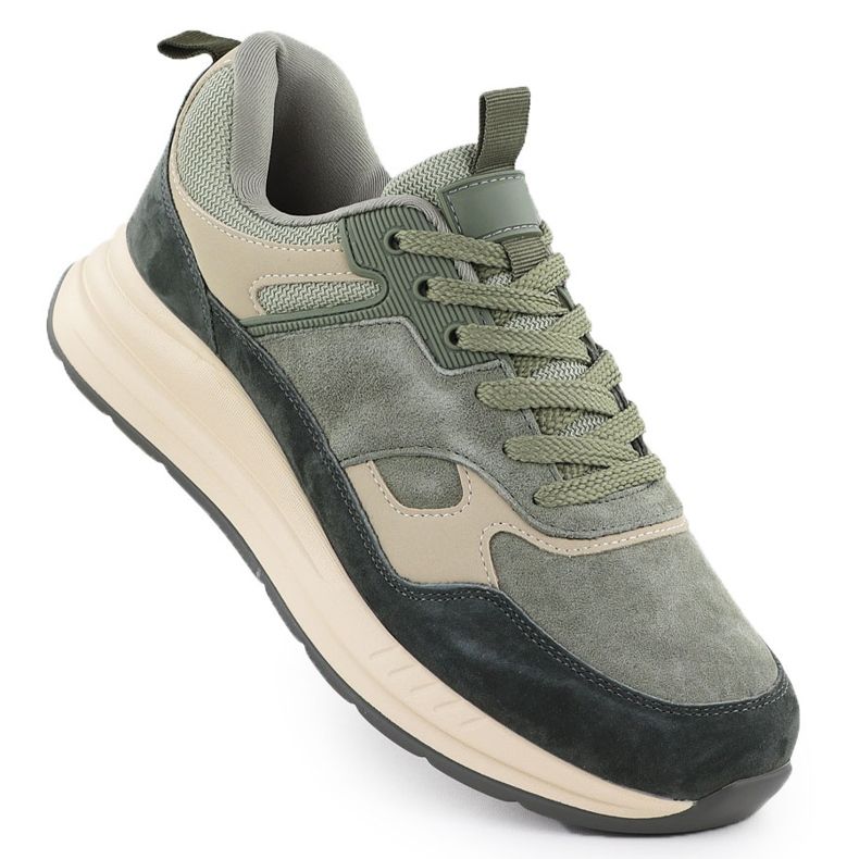 Women's leather shoes green T.Sokolski HW J25-23