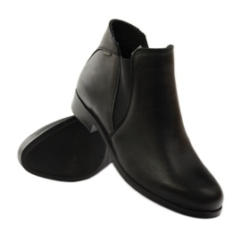 Escott Black boots with zipper 1446