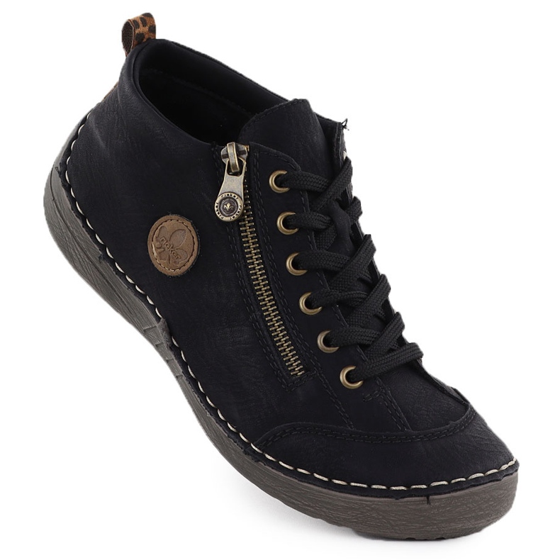 Women's comfortable black boots black rieker 52514-00 Women's comfortable black boots black rieker 52514-00