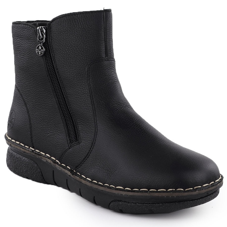 Leather women's comfortable black rieker 73365-00 Leather women's comfortable black rieker 73365-00
