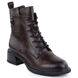 Women's leather boots Filippo dbt7369 women's brown workers