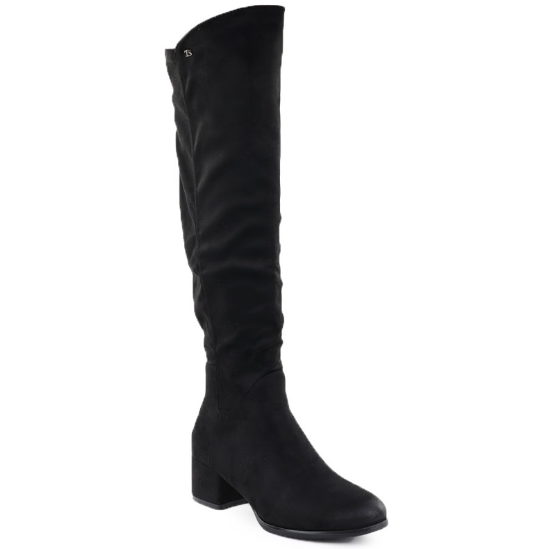 Suede boots on the women's Black T.Sokolski Z24-142 Suede boots on the women's Black T.Sokolski Z24-142