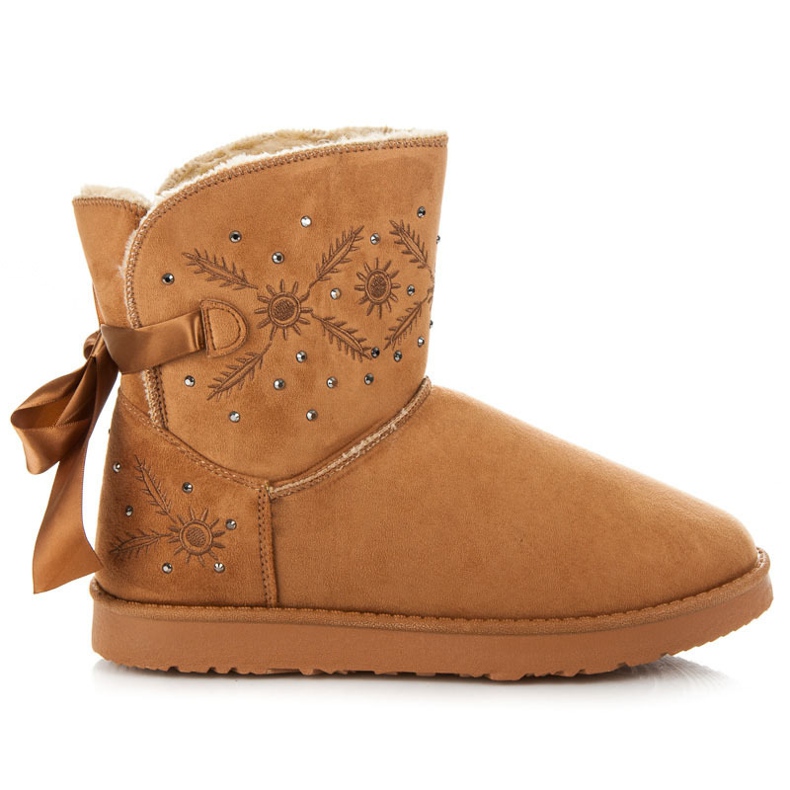 Kylie Suede snow boots brown