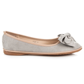 Seastar Suede ballerinas grey