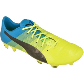 Puma evoPOWER 1.3 Fg M 10352401 football boots multicolored yellow Puma evoPOWER 1.3 Fg M 10352401 football boots multicolored yellow