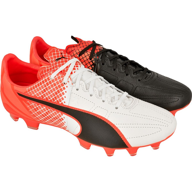 Football boots Puma evoSPEED 3.4 Tricks Leather Fg M 10379401 blue, white, black multicolored
