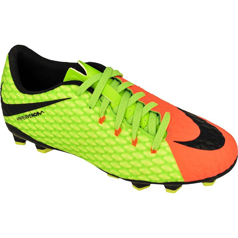 Nike Hypervenom Phelon Iii football boots green, orange green Nike Hypervenom Phelon Iii football boots green, orange green