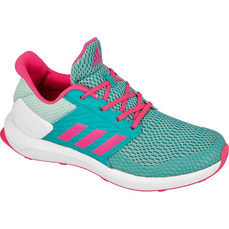 Adidas RapidaRun K Jr BA7873 shoes pink green Adidas RapidaRun K Jr BA7873 shoes pink green