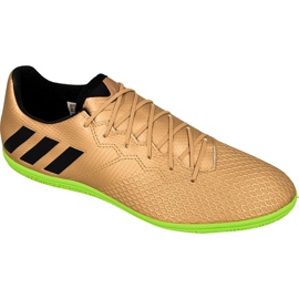 Indoor shoes adidas Messi 16.3 In M BA9853 golden golden Indoor shoes adidas Messi 16.3 In M BA9853 golden golden