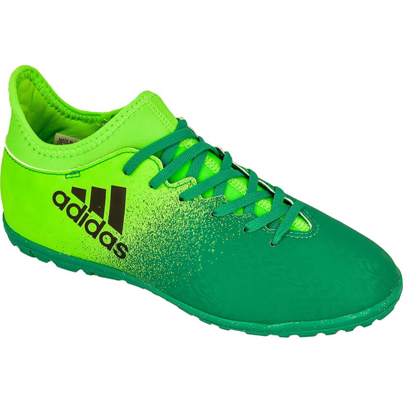 Adidas X 16.3 Tf Jr BB5879 football boots green green