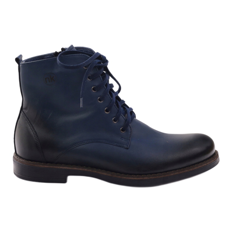Boots with a zipper Nikopol 660 navy blue