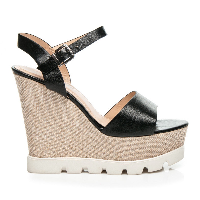 Super Mode Black wedge heels Super Mode Black wedge heels