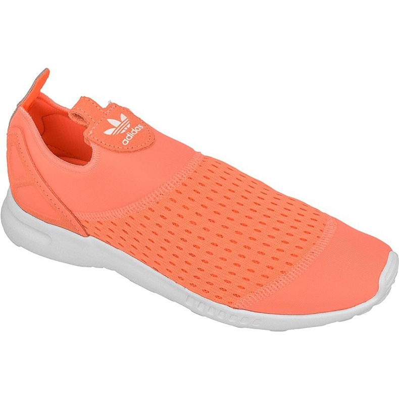 Shoes adidas ORIGINALS ZX Flux ADV Smooth Slip On W S75740 white orange Shoes adidas ORIGINALS ZX Flux ADV Smooth Slip On W S75740 white orange