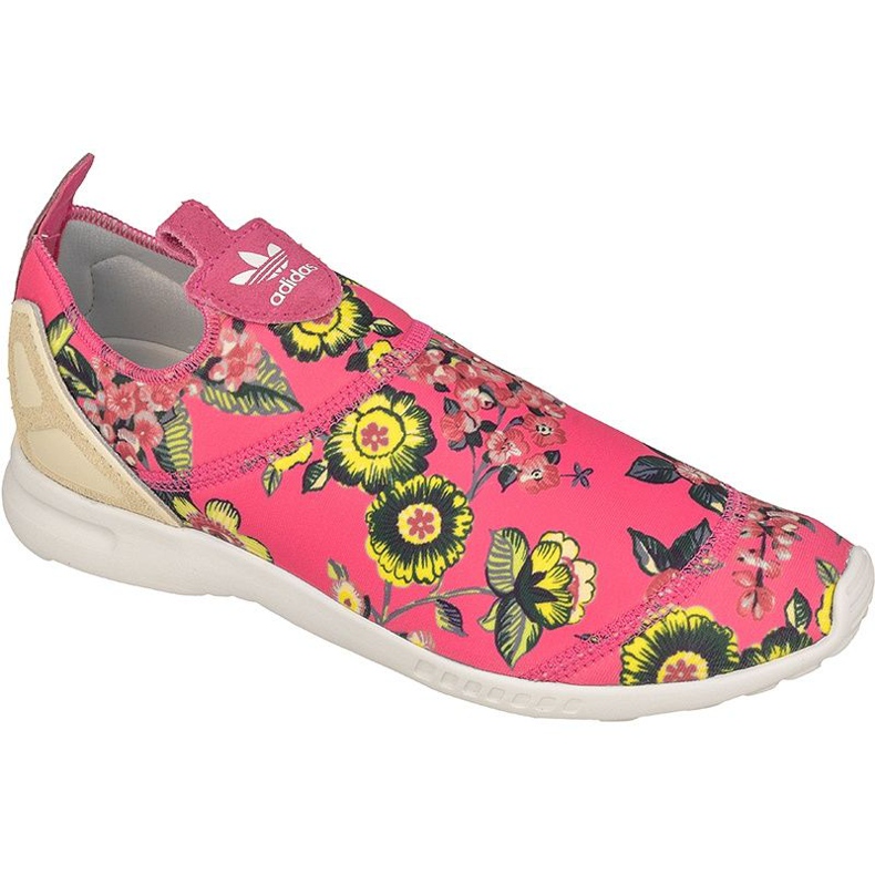 Shoes adidas ORIGINALS ZX Flux ADV Smooth Slip On W S78960 multicolored pink