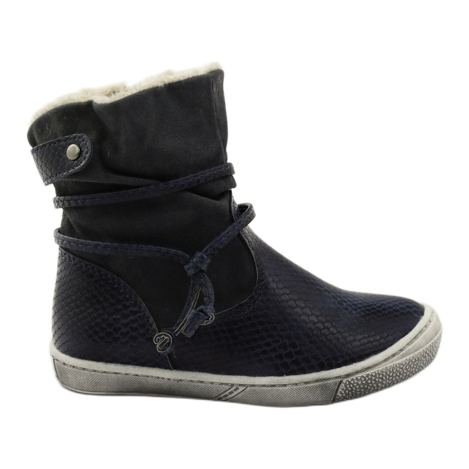 American Club Winter Boots High Boots Navy Blue American 16183