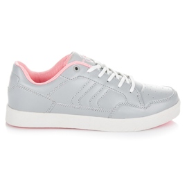 Ax Boxing Gray Women's Sneakers grey pink Ax Boxing Gray Women's Sneakers grey pink