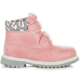 Goodin Velcro trappers pink