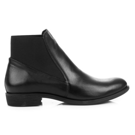 Vinceza Low Chelsea boots black