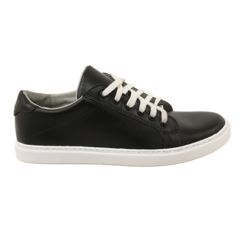 Vriston Black men's leather sneakers
