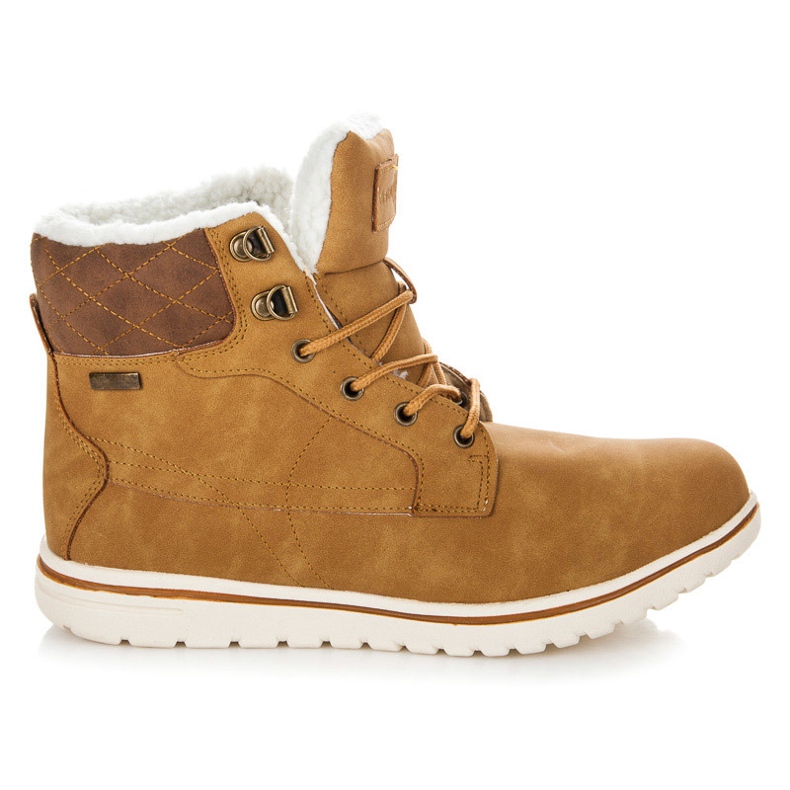 Mckeylor Trappers with a sheepskin coat brown