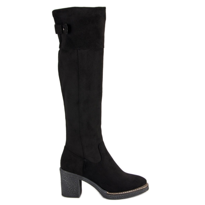 Seastar Suede boots on the post black
