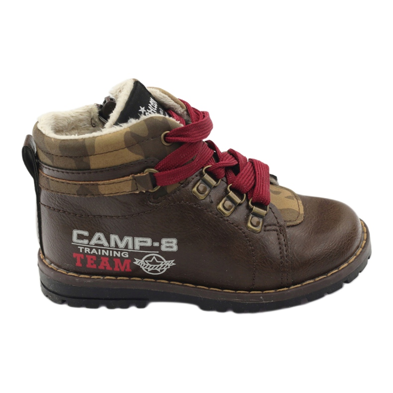American Club Boots and ankle boots with zipper 16221 brown
