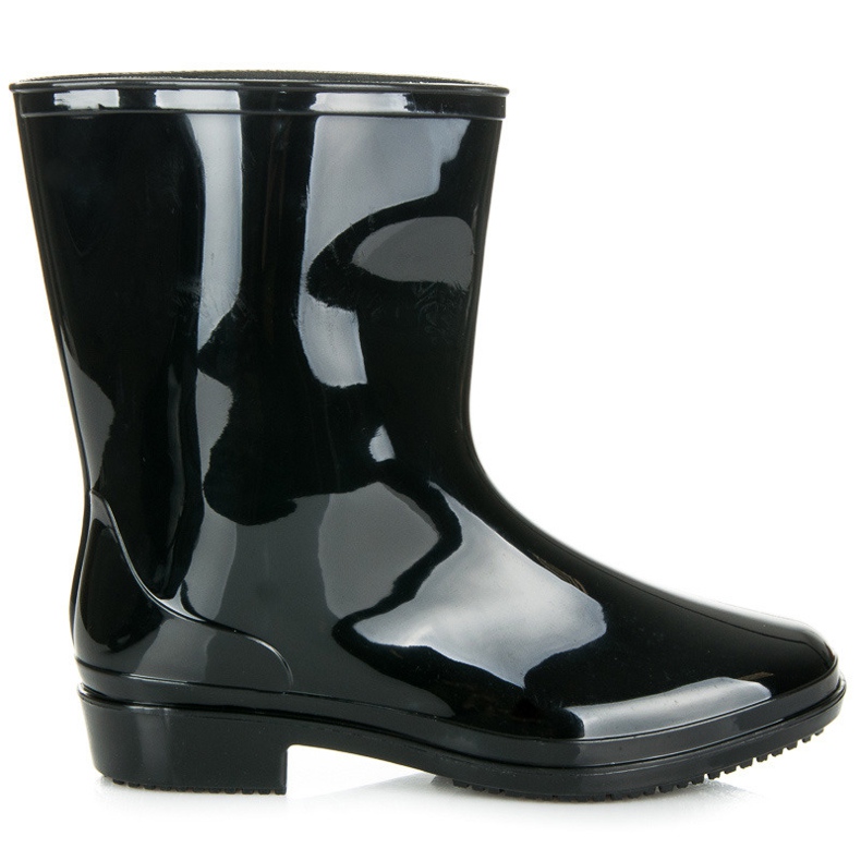 PA1 Lacquered galoshes black