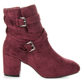 Seastar Maroon high heels red