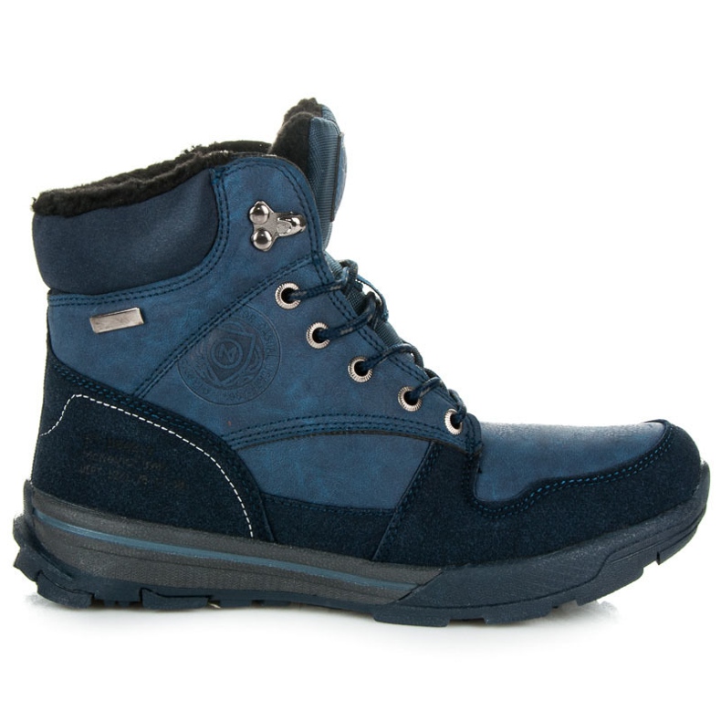 Mckeylor Women's footwear with fur blue