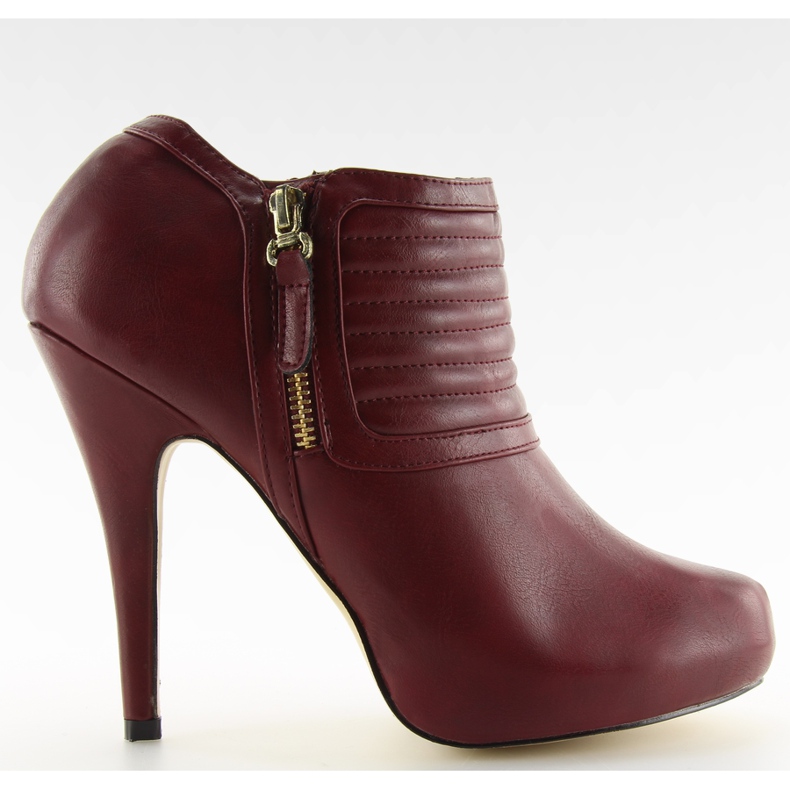 Boots on platform 200-80 Red multicolored